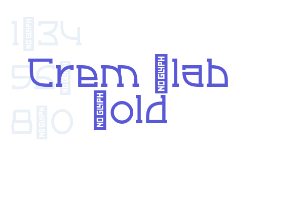 Crem Slab Bold