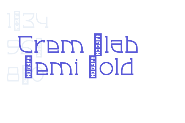 Crem Slab Semi Bold