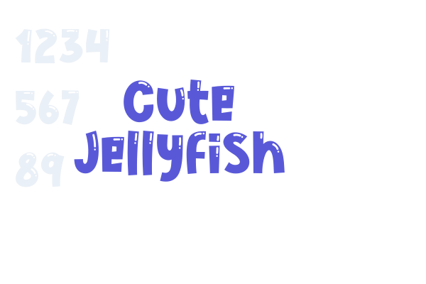 Cute Jellyfish font download