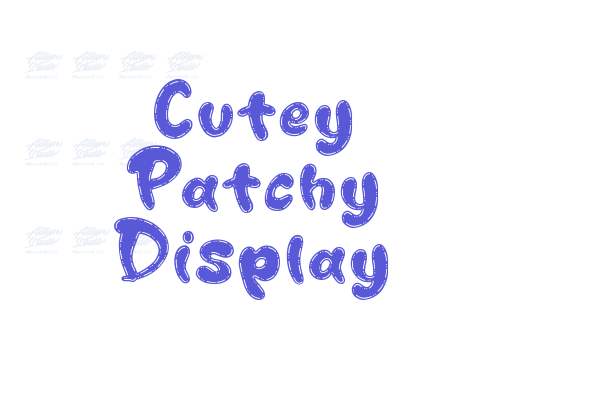 Cutey Patchy Display