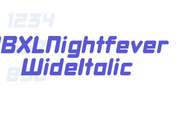 DBXLNightfever WideItalic