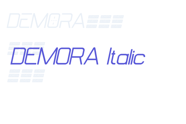 DEMORA Italic