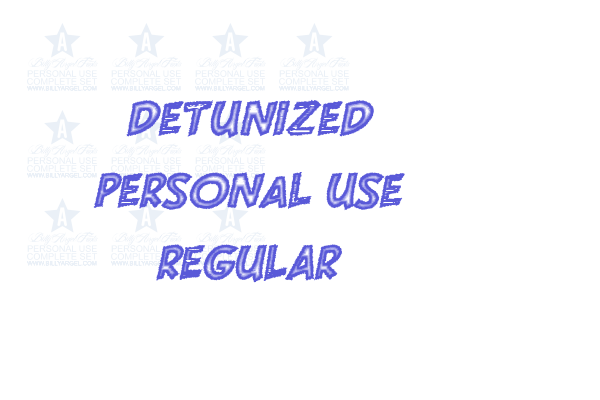 DETUNIZED PERSONAL USE Regular