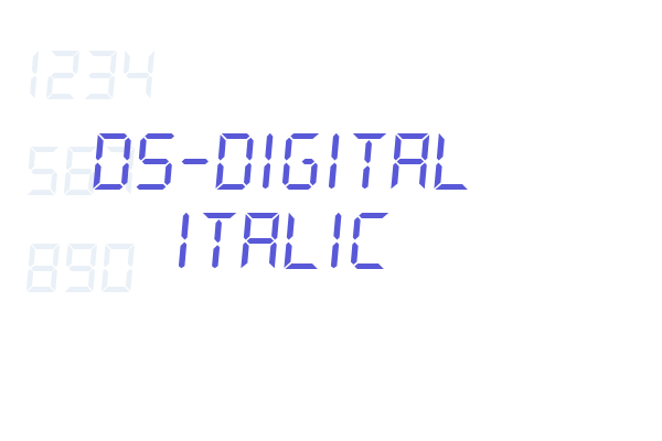 DS-Digital Italic