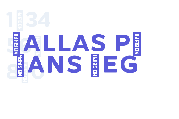 Dallas PS Sans Reg