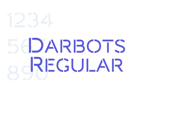 Darbots Regular Fonts