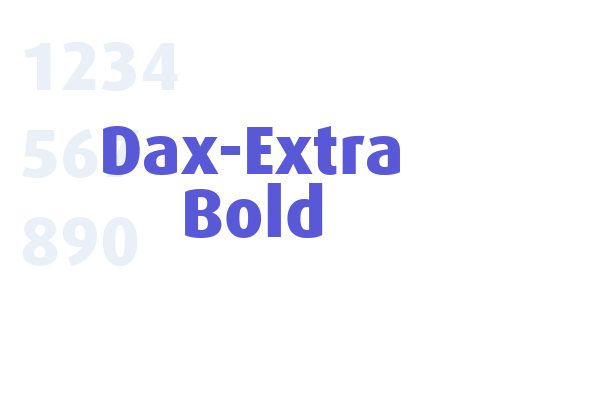 Dax-Extra Bold