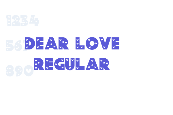 Dear Love Regular