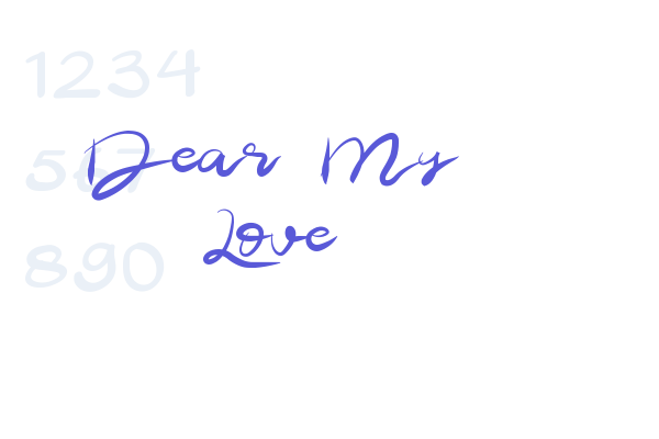 Dear My Love