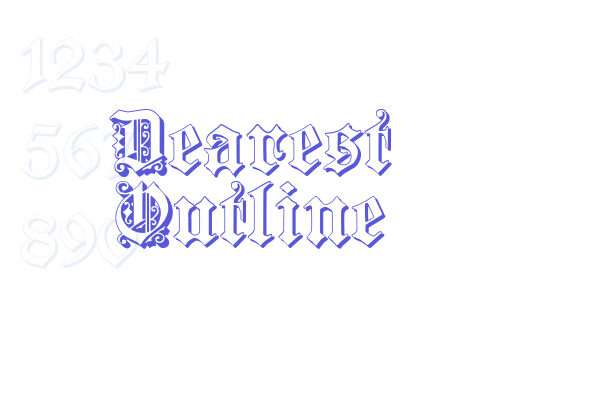 Dearest Outline