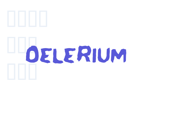 Delerium