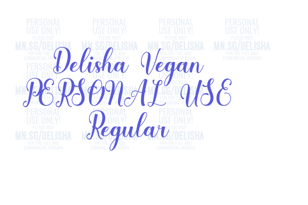 Delisha Vegan PERSONAL USE Regular