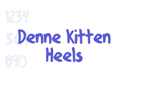 Denne Kitten Heels