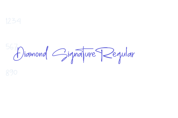 Diamond Signature Regular