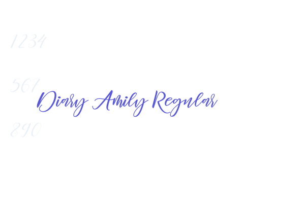 Diary Amily Regular