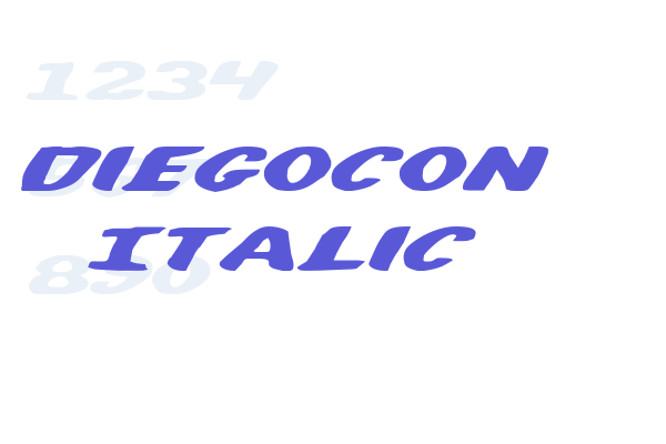 DiegoCon Italic