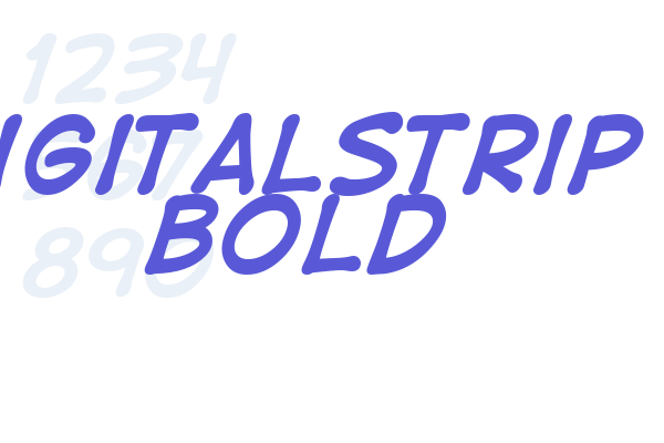 DigitalStrip  Bold