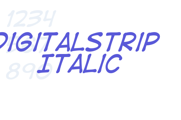 DigitalStrip  Italic