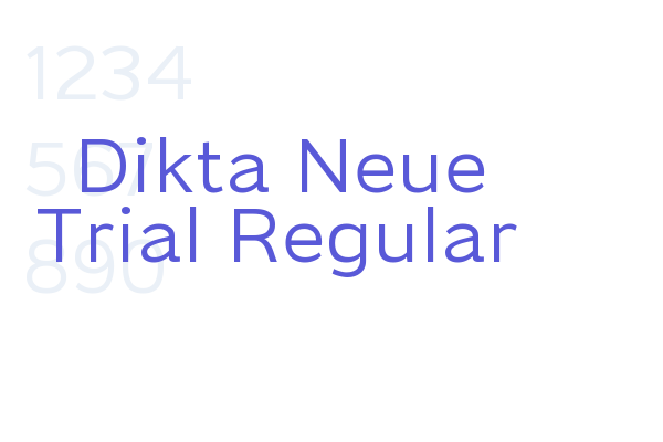 Dikta Neue Trial Regular