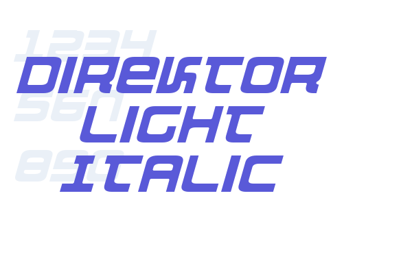 Direktor Light Italic