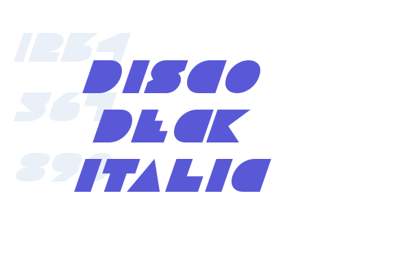 Disco Deck Italic