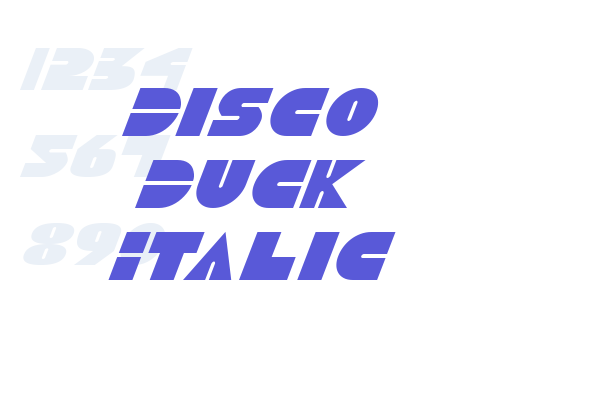 Disco Duck Italic