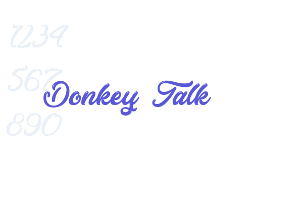 Donkey Talk