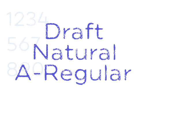 Draft Natural A-Regular