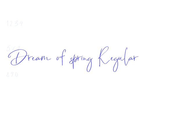 Dream of spring Regular