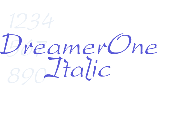 DreamerOne Italic