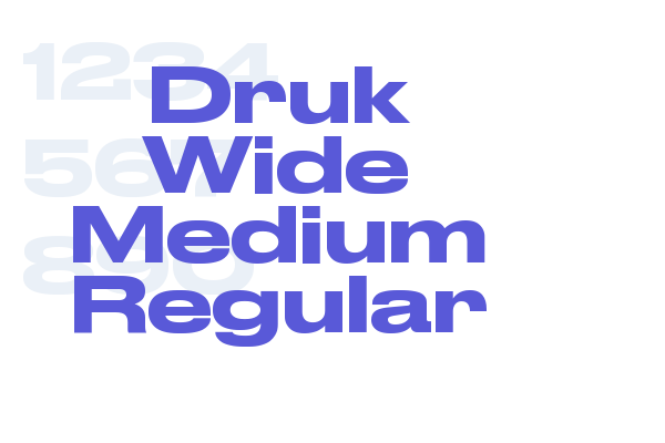 Druk Wide Medium Regular