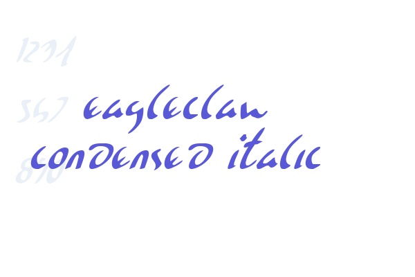 Eagleclaw Condensed Italic