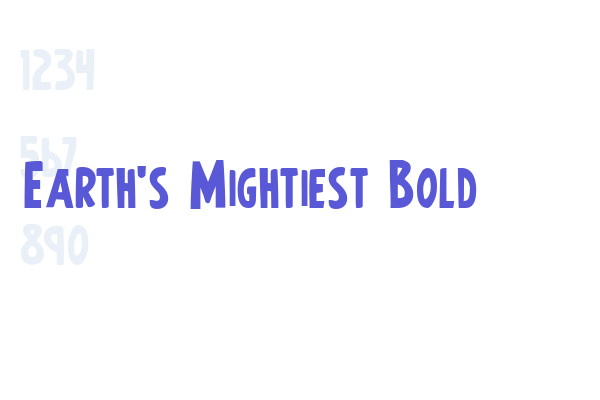 Earth’s Mightiest Bold