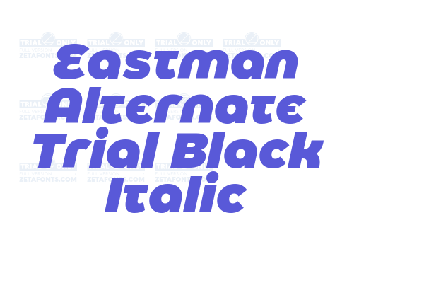 Eastman Alternate Trial Black Italic