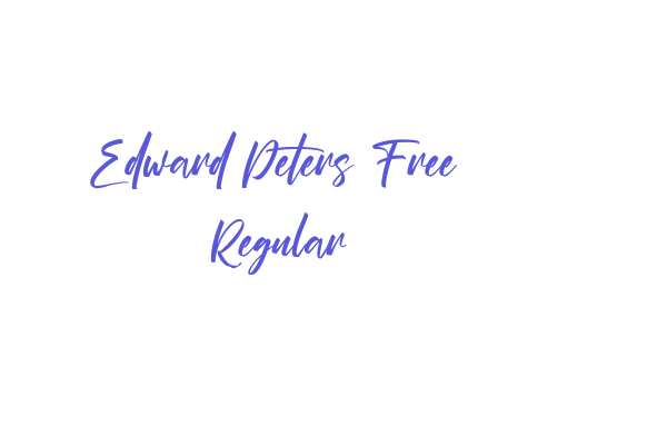 Edward Peters Free Regular