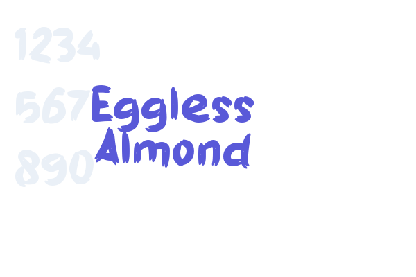 Eggless Almond