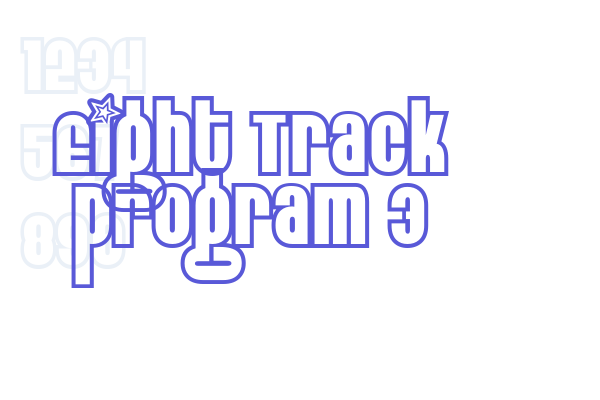 Eight Track program 3