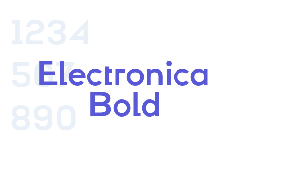 Electronica Bold