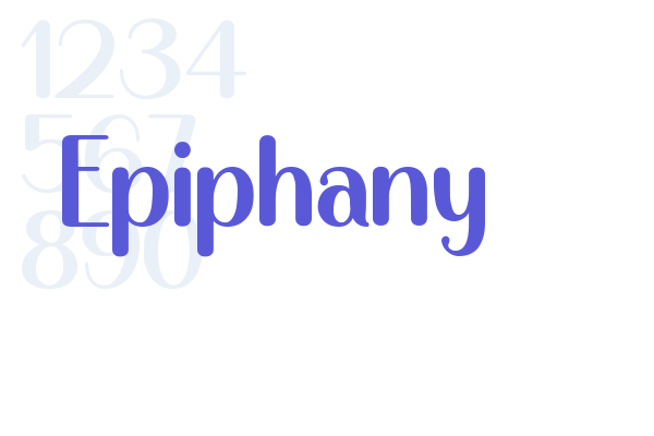 Epiphany font download