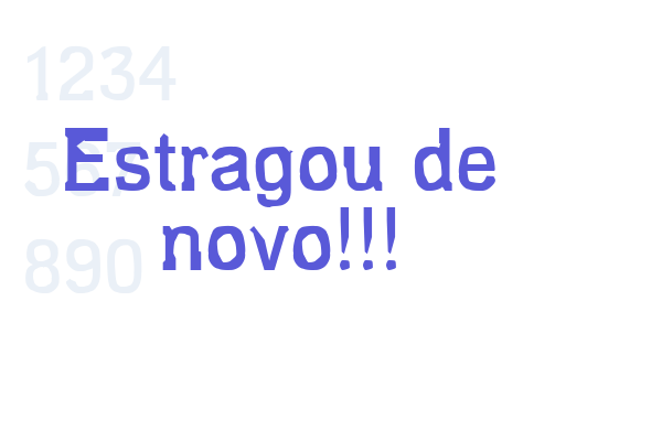 Estragou de novo!!!