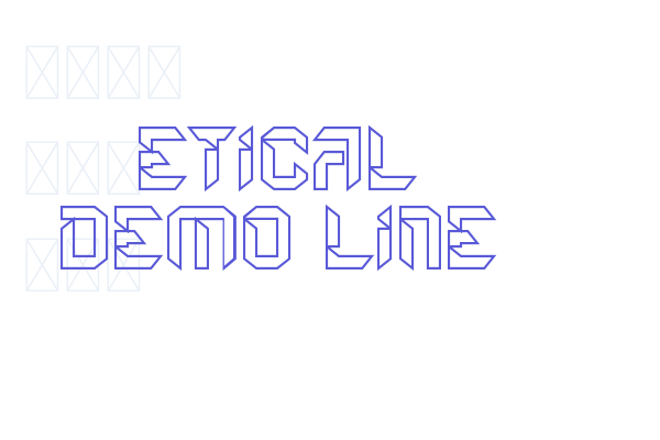 Etical Demo Line