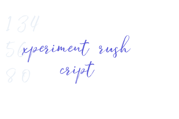 Experiment Brush Script