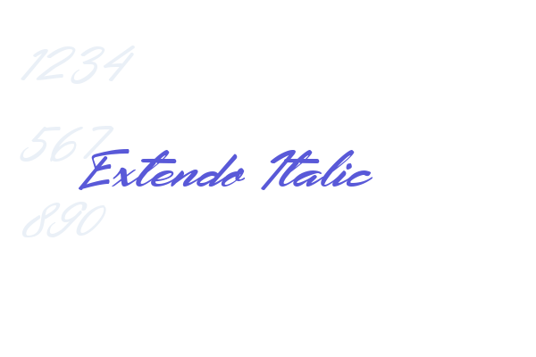 Extendo Italic