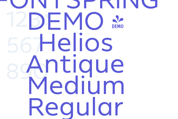 Helios Antique Medium Regular