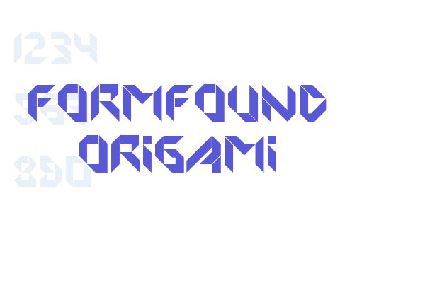 FORMFOUND Origami