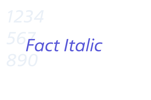 Fact Italic