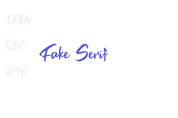 Fake Serif