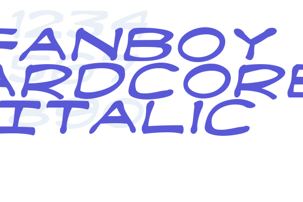 Fanboy Hardcore Italic