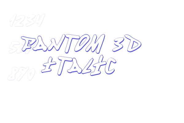 Fantom 3D Italic