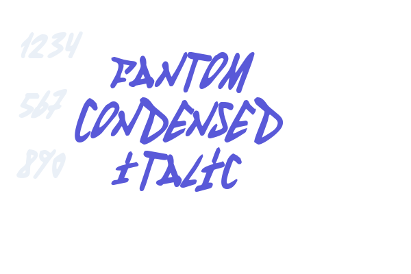 Fantom Condensed Italic